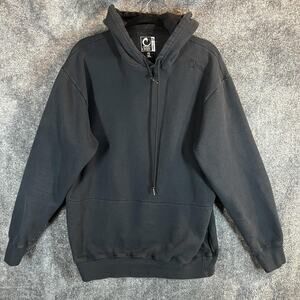 Origin Hoodie Mens XL Black 100 KILO Pullover Made USA Heavyweight Embroidered